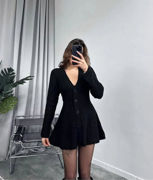 VILZSTUDIOS Cozy Knit Mini Dress