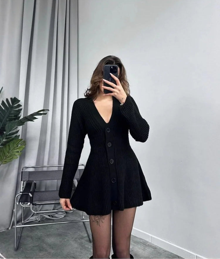 VILZSTUDIOS Cozy Knit Mini Dress
