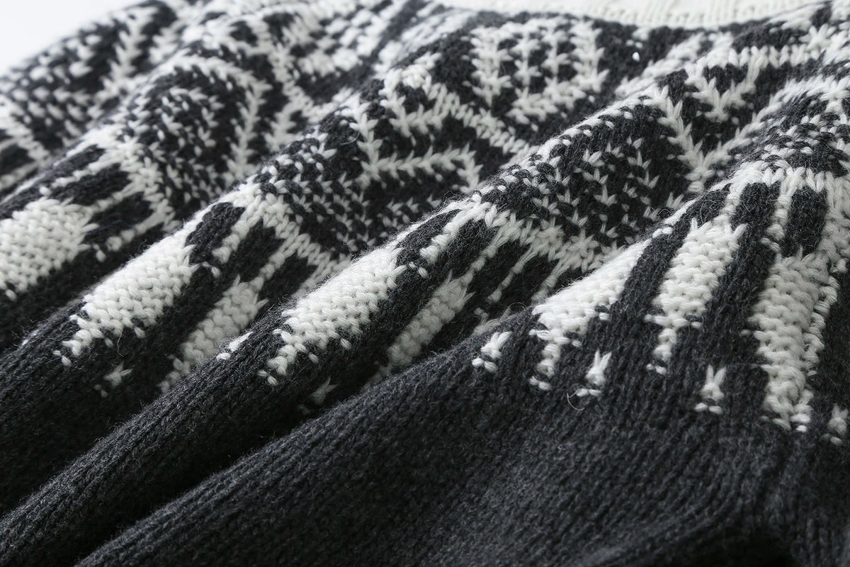 VILZSTUDIOS Jacquard Turtleneck Sweater