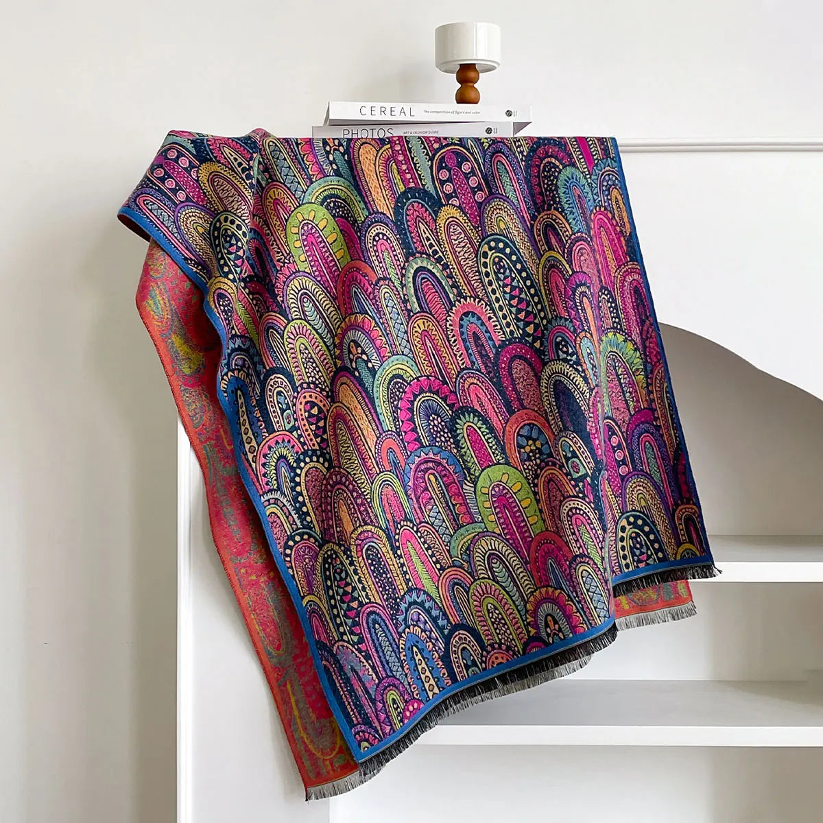 VILZSTUDIOS Luxury Colorful Pashmina Scarf