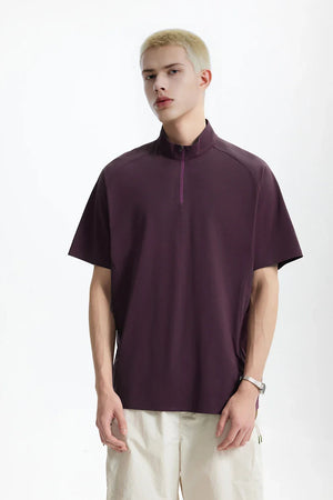 VILZSTUDIOS Solid Color Sun Protection T-Shirt