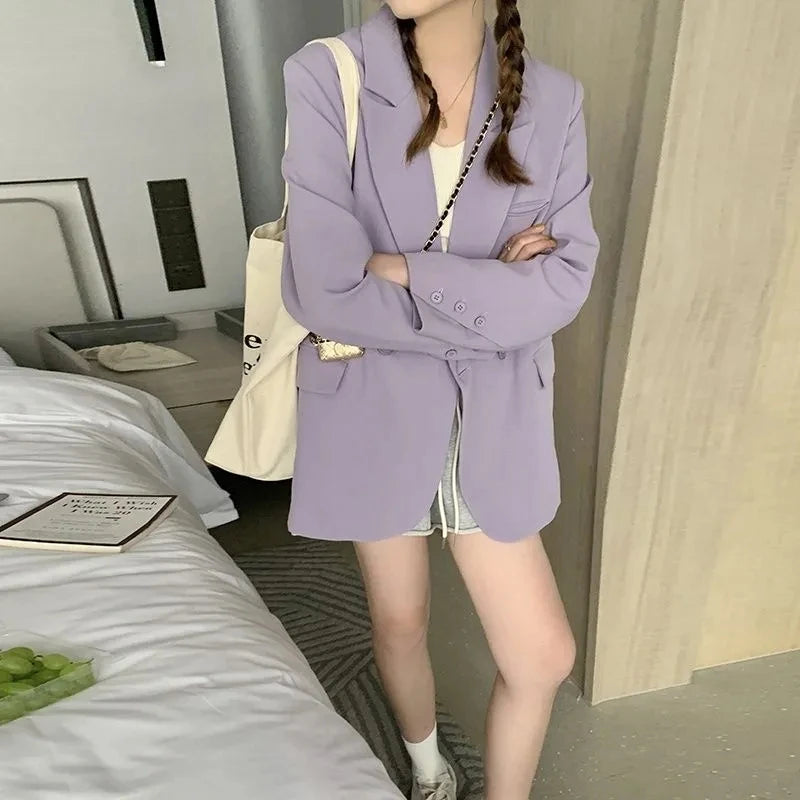 VILZSTUDIOS Stylish Purple Blazer
