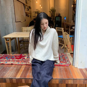 VILZSTUDIOS Cozy Wool Turtleneck Sweater