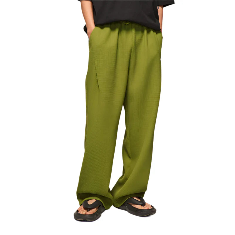 VILZSTUDIOS Vintage Straight Leg Waffle Sweatpants