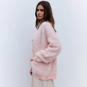 VILZSTUDIOS Soft Mink Velvet Cardigan