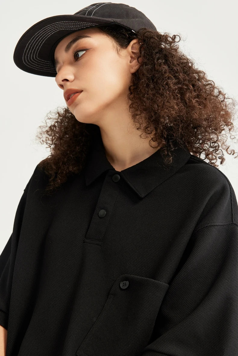 VILZSTUDIOS Classic Heavyweight Pique Polo Men Shirt
