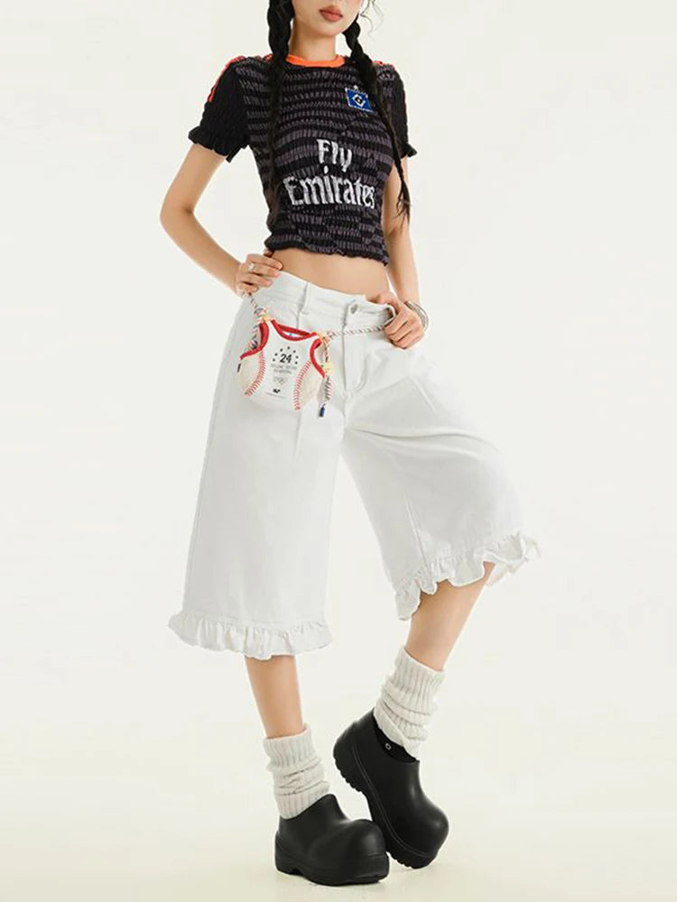 VILZSTUDIOS Retro Loose Wide Leg Denim Jeans