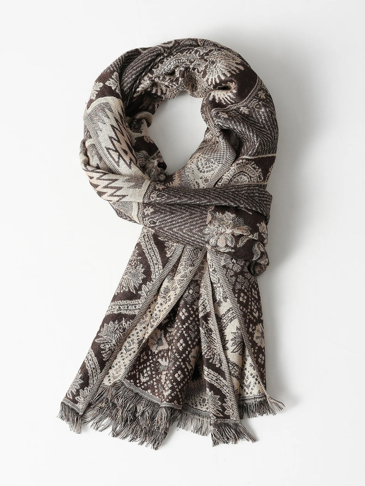 VILZSTUDIOS Jacquard Soft Warm Scarf