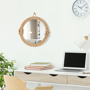 VILZSTUDIOS Home Decor Nordic hanging  mirror creative hanging wall sofa porch homestay style background wall decor makeup mirror