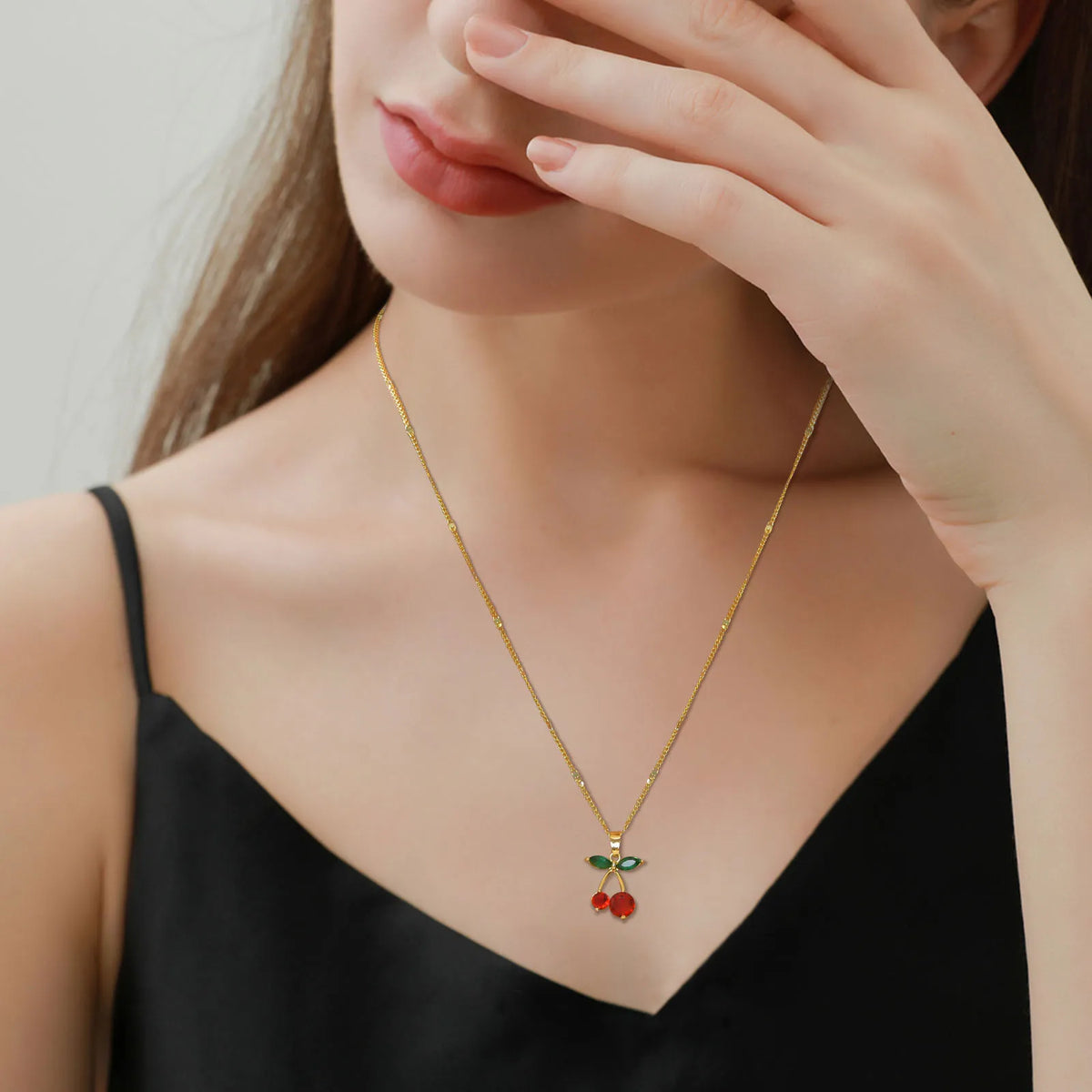VILZSTUDIOS Cherry Charms Necklace