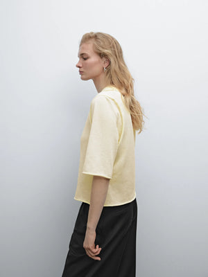 VILZSTUDIOS Casual V-Neck Short Sleeve T-Shirt