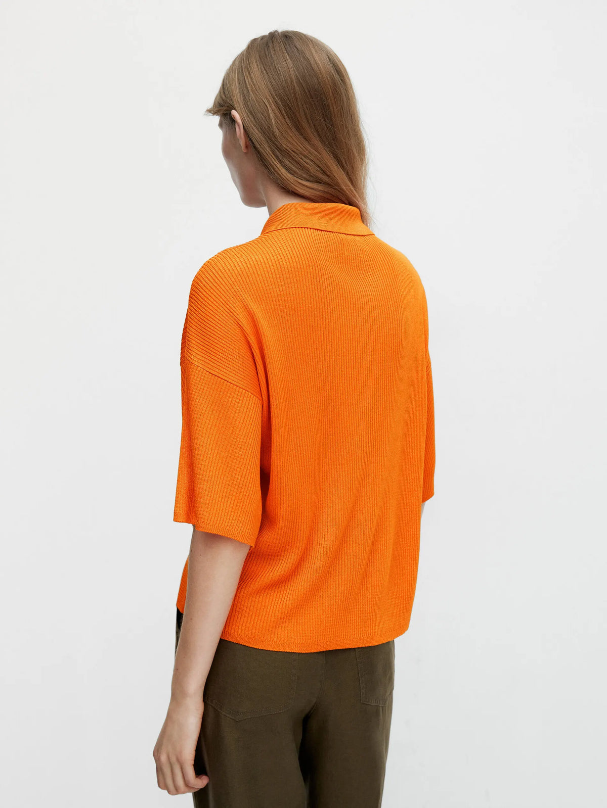 VILZSTUDIOS Summery Loose Polo Neck T-Shirt