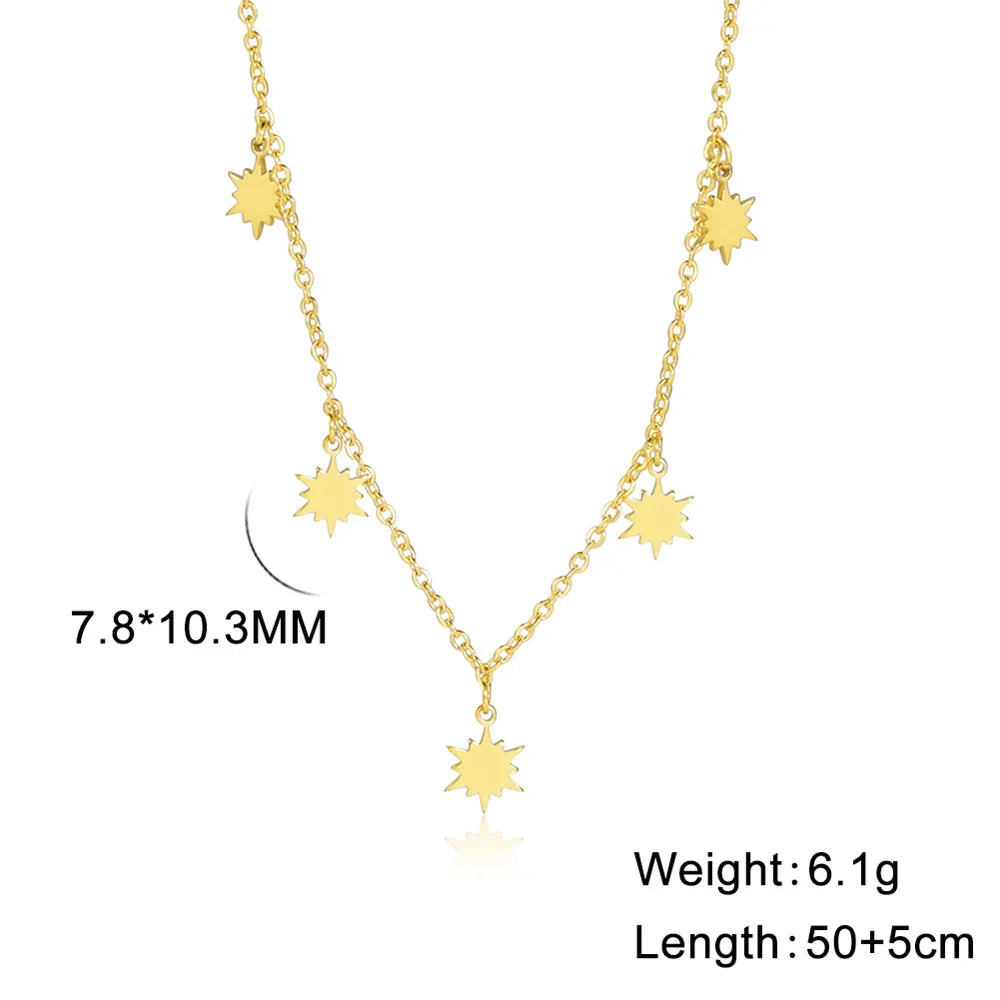VILZSTUDIOS Moon & Star Pendant Necklace