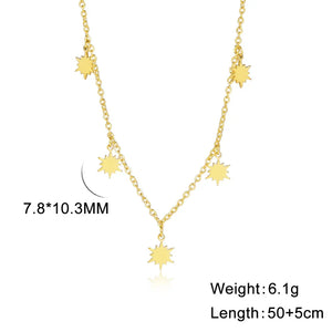 VILZSTUDIOS Moon & Star Pendant Necklace