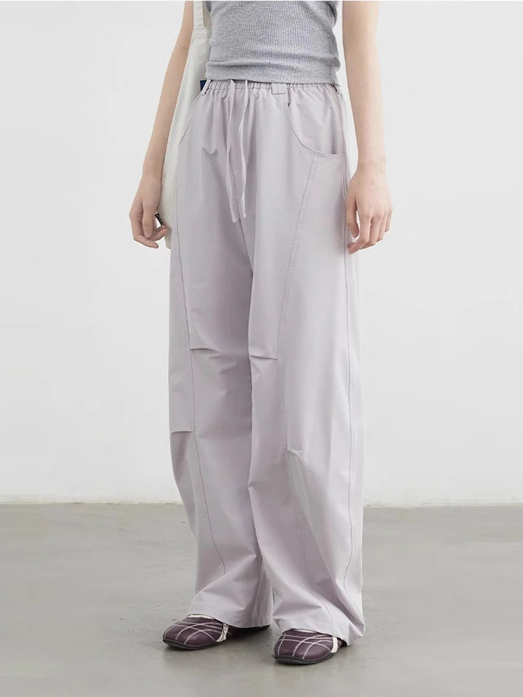 VILZSTUDIOS Solid Chic Loose Womens Wide Pants
