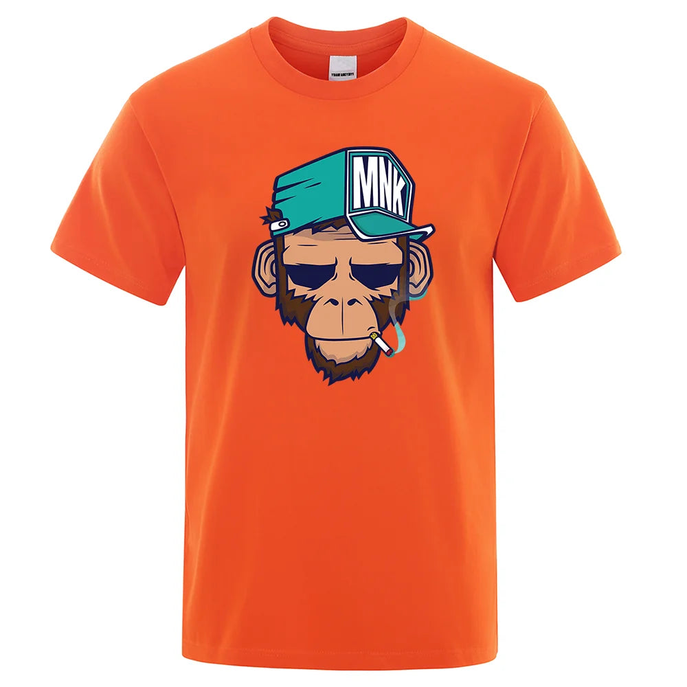 VILZSTUDIOS Smoking Cool Monkey T-Shirt