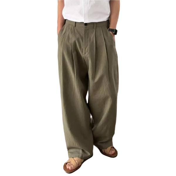 High End Classic Linen Pants