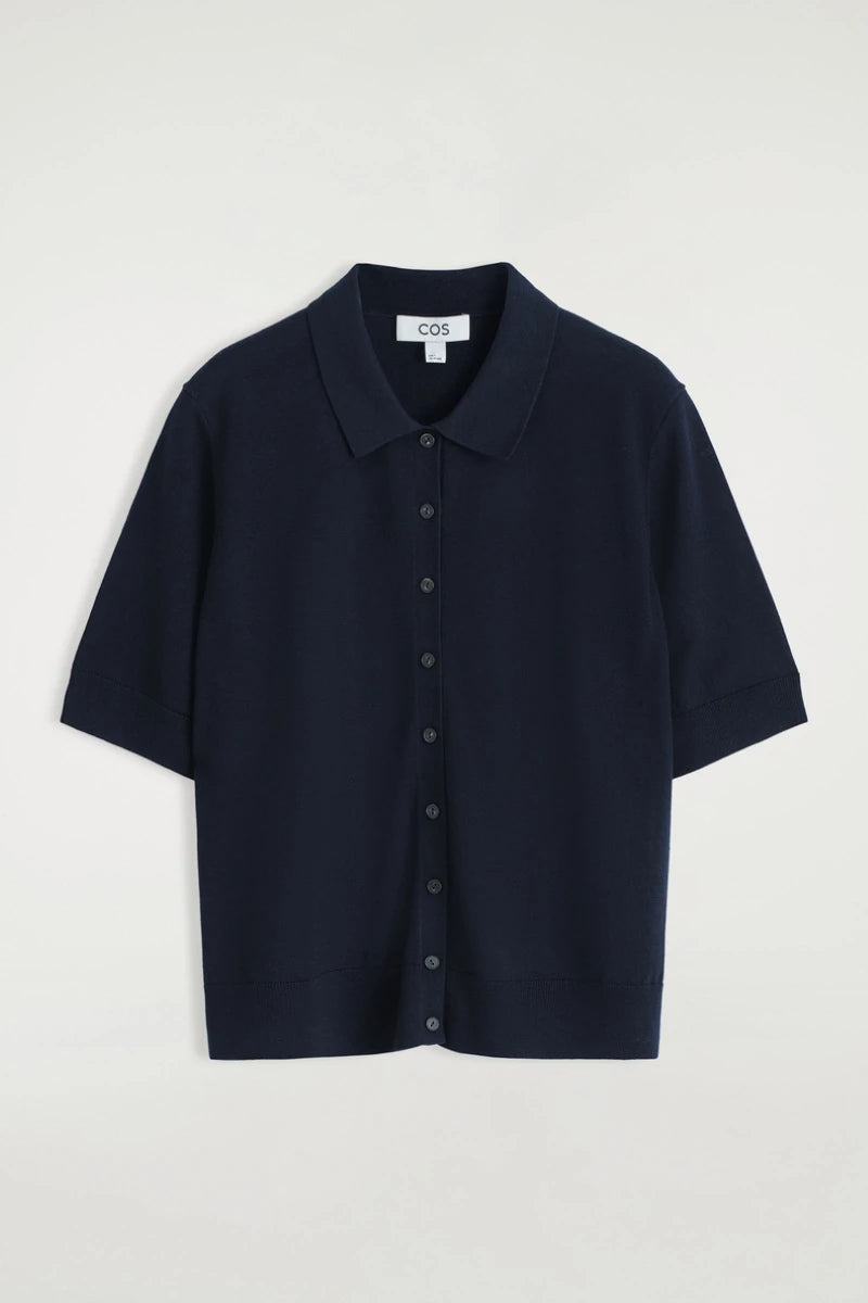 VILZSTUDIOS Slim Fit Polo Cardigan