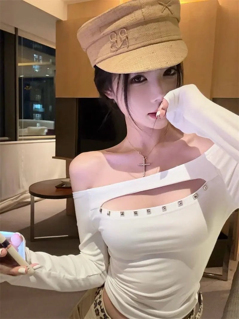 VILZSTUDIOS Sexy Hollow Out Crop Top