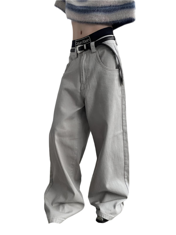 Super bequeme Jeans mit weitem Bein