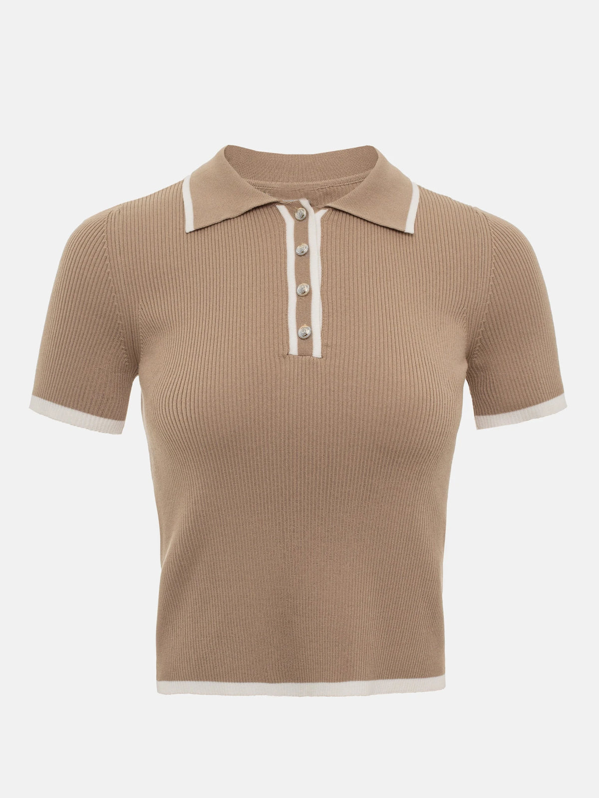 VILZSTUDIOS Chic Slim Fit Knit T-shirt