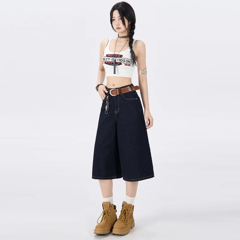VILZSTUDIOS Luxury Loose Denim Straight Leg Jeans