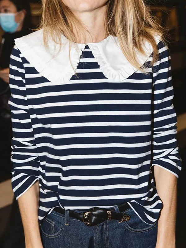 Classic Striped Long Sleeve Top