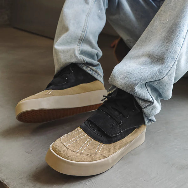Men Vintage High Platform Sneakers
