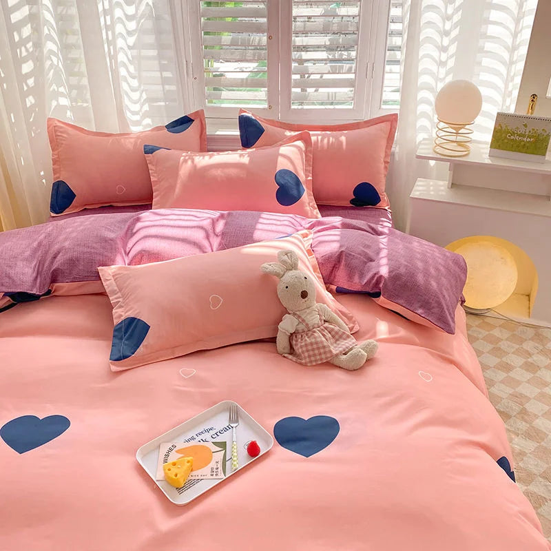 VILZSTUDIOS Vibrant Checkerboard Duvet Bedding Set