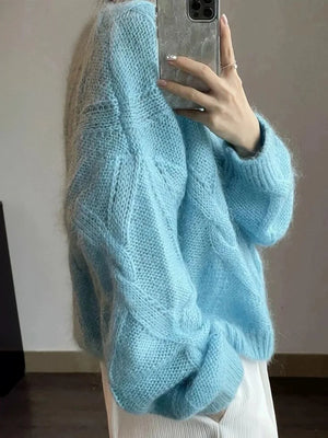 VILZSTUDIOS Soft Loose Knit Sweater