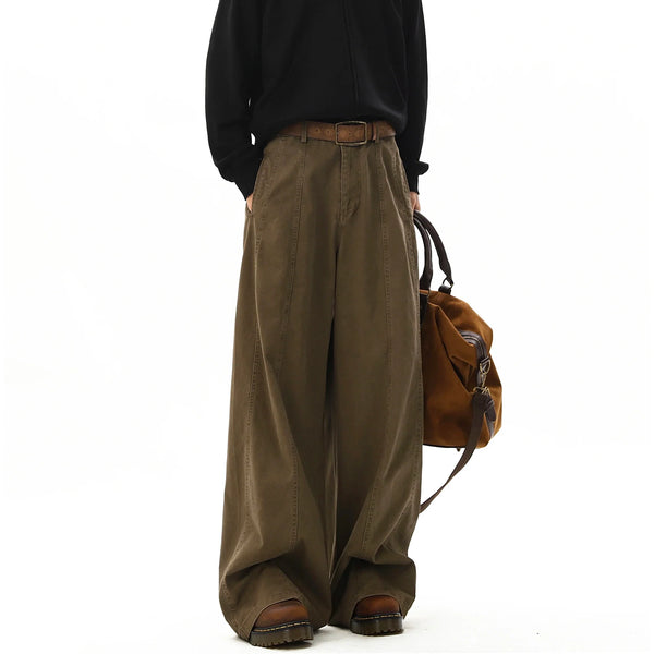 Vintage Straight Leg Elegant Pants