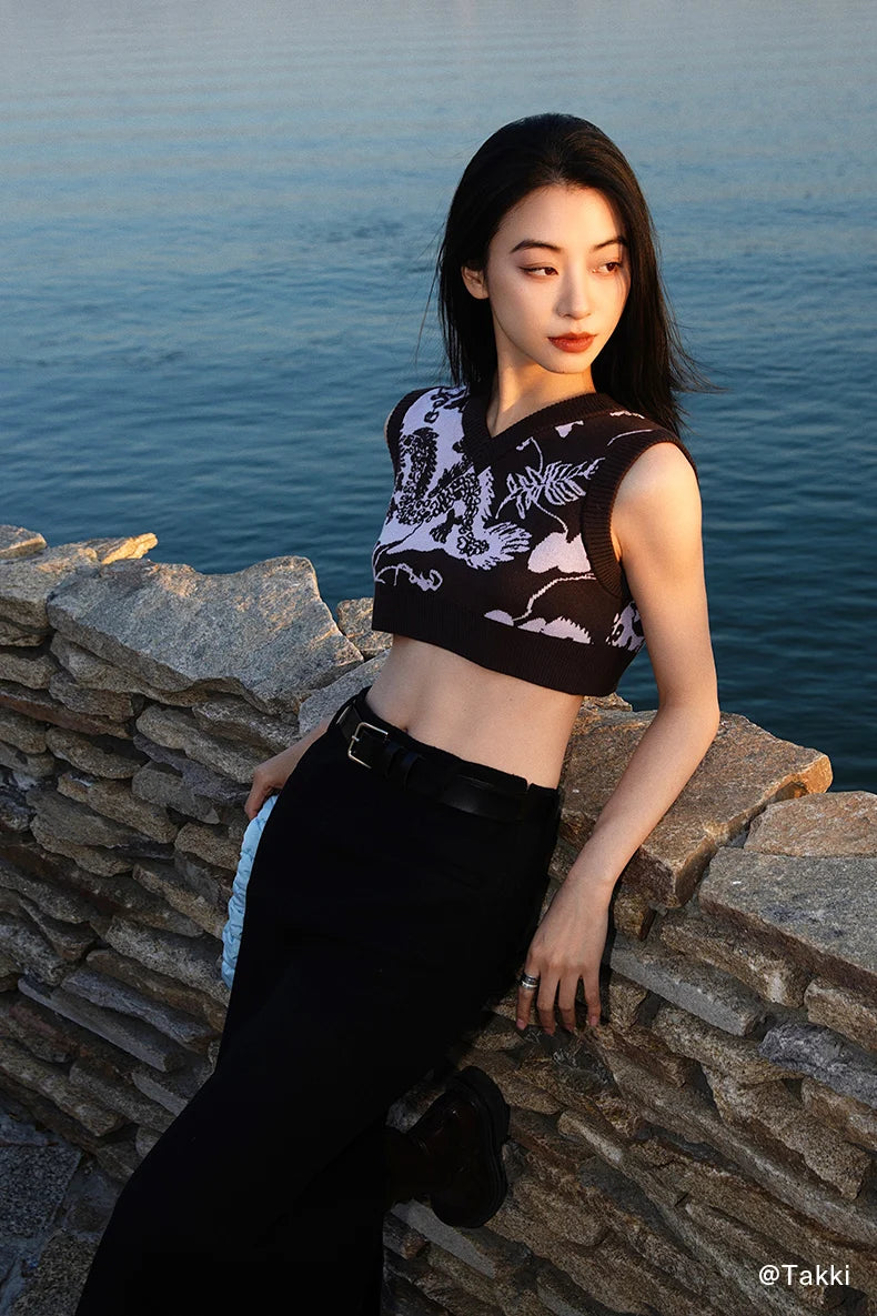 VILZSTUDIOS Lavender Cropped Vest