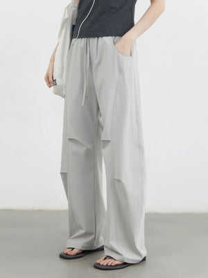 VILZSTUDIOS Solid Chic Loose Womens Wide Pants
