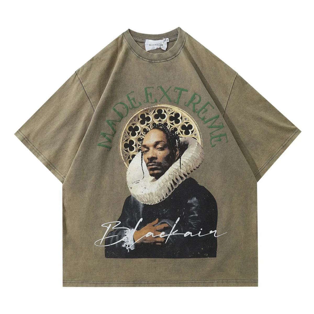 VILZSTUDIOS Extreme Graphic Rap Character Short T-Shirt