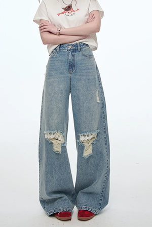 VILZSTUDIOS Classic Wide Leg Jeans