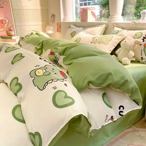 VILZSTUDIOS Cool & Cute Duvet Cover Twin Bedding Set