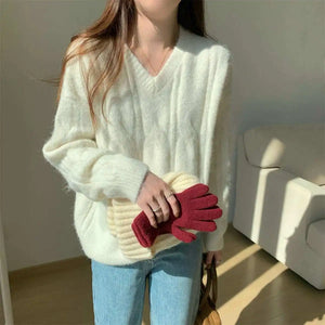 VILZSTUDIOS Cozy Oversized Festive Sweater