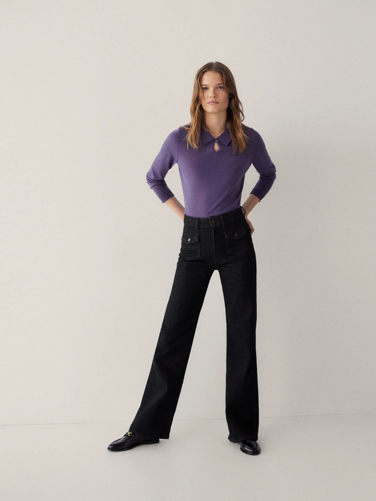 VILZSTUDIOS Slim Polo Sweater