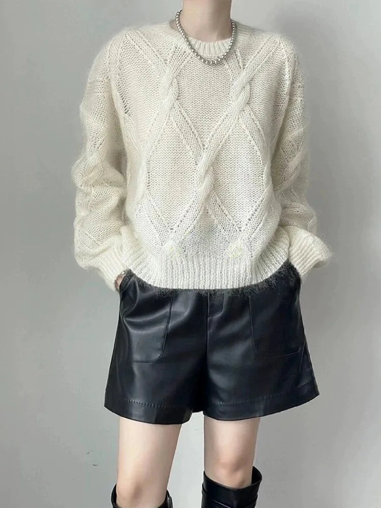 VILZSTUDIOS Soft Loose Knit Sweater