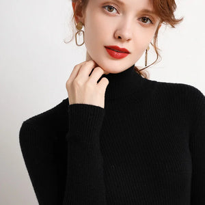 VILZSTUDIOS Stylish Knit Turtleneck Sweater