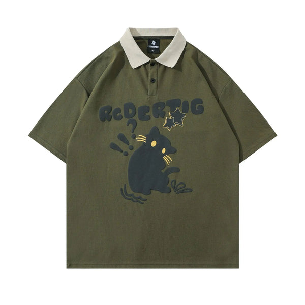 Vintage Oversize Cat T-Shirt
