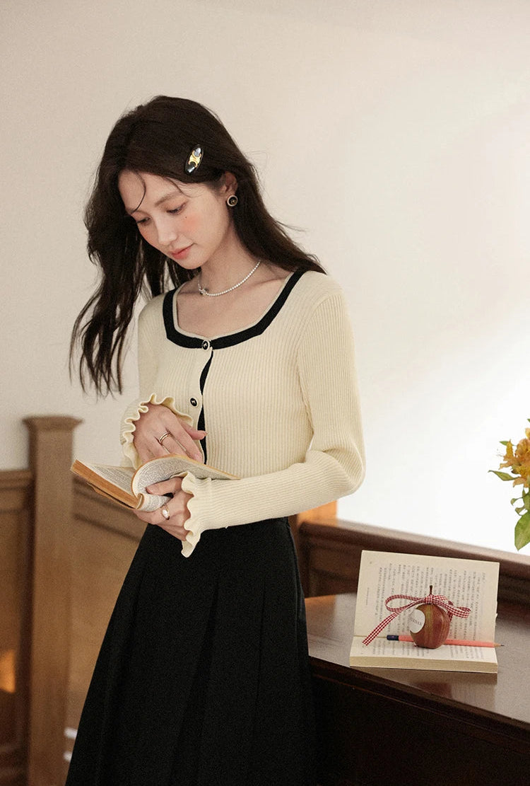 VILZSTUDIOS Apricot Slim Fit Sweater