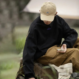 VILZSTUDIOS Retro Suede Sweatshirt