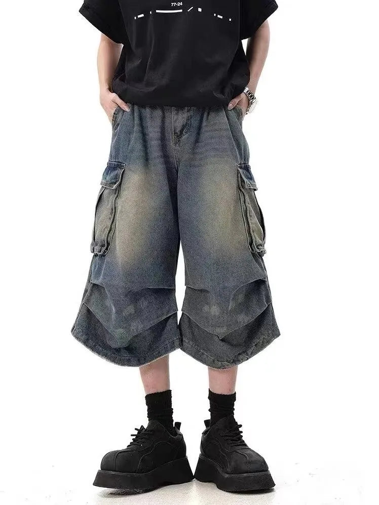 VILZSTUDIOS Camouflage Cargo Jorts