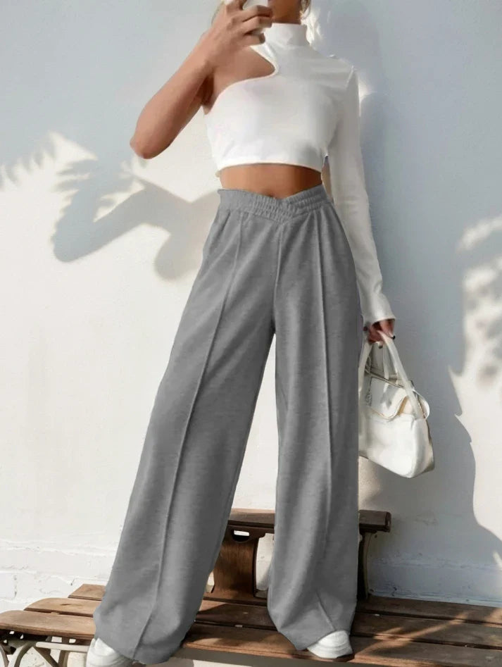 VILZSTUDIOS Comfy Loose Fit Elastic Waist Pants