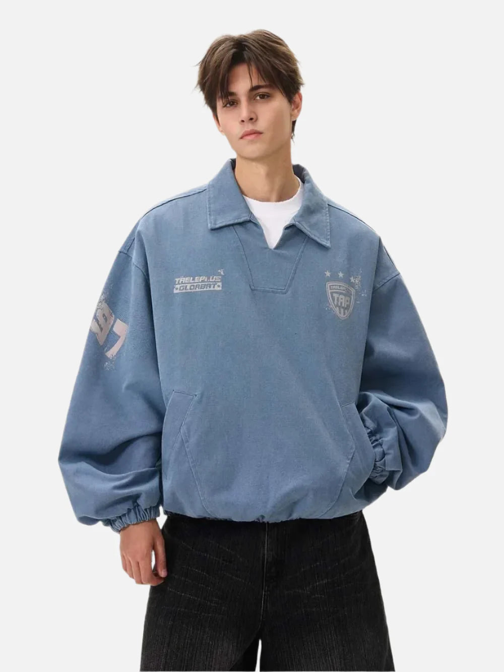 VILZSTUDIOS Luxury Vintage Washed Pullover Sweater