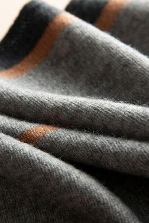VILZSTUDIOS A-class High-quality 100% Cashmere New Cashmere Scarf 100% Knitted Warm Neck-Protecting High-end Fashion Wild Color in Winter.