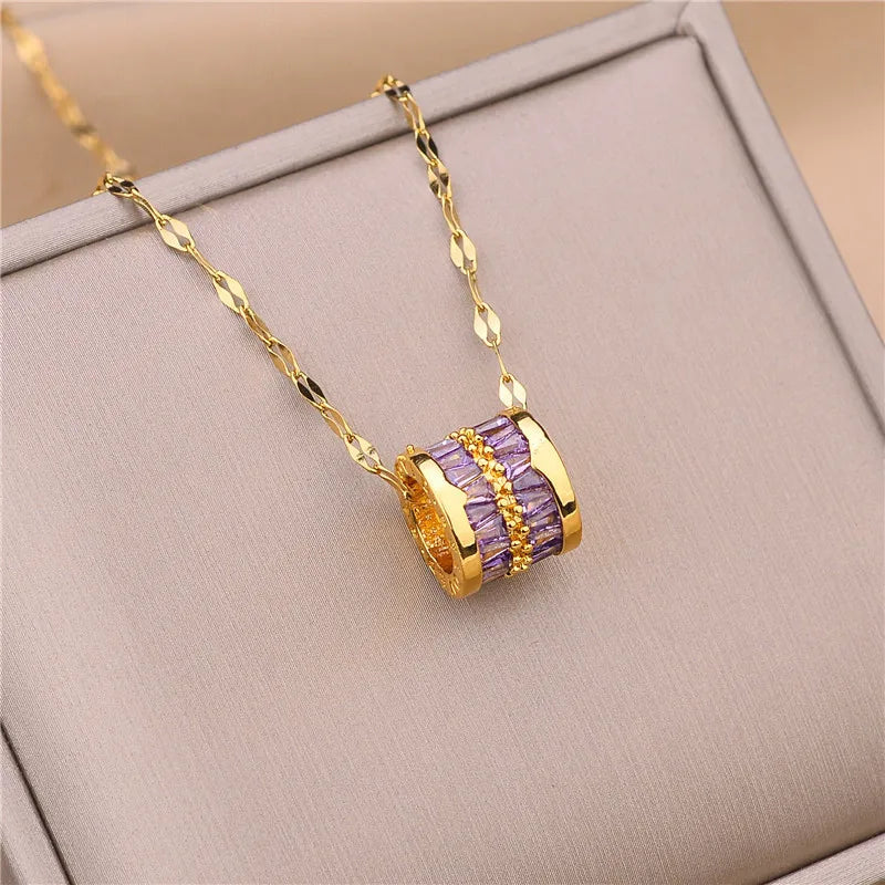 VILZSTUDIOS 3 Colors Luxury Lucky Beads Necklaces