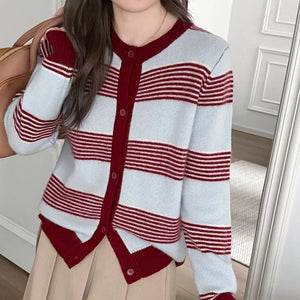 VILZSTUDIOS Color Blocked Wool Cardigan