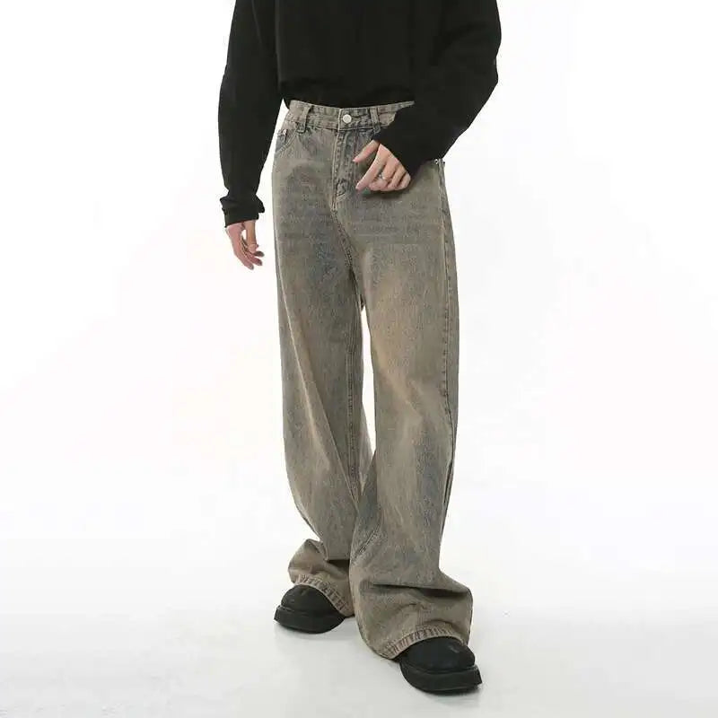 VILZSTUDIOS Vintage Distressed Baggy Jeans